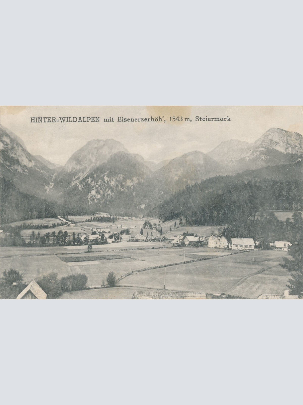 AK Hinter Wildalpen Steiermark Ansichtskarte (12602)