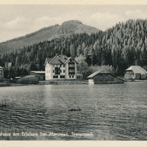 AK vom Hotel Herrenhausen am Erlafsee Steiermark Ansichtskarte (12627)