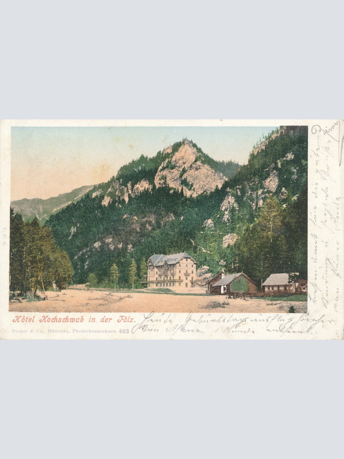 AK vom Hotel Hochschwab in der Tölz Steiermark Ansichtskarte (12621)