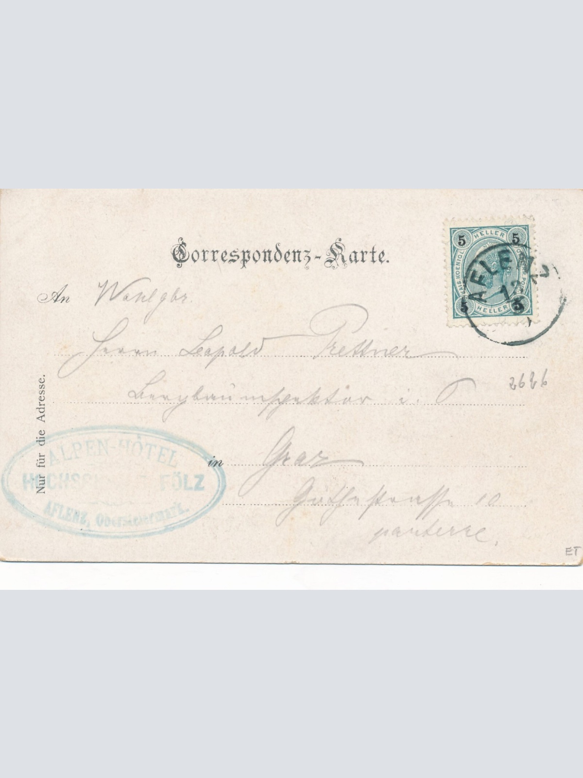 AK vom Hotel Hochschwab in der Tölz Steiermark Ansichtskarte (12621)