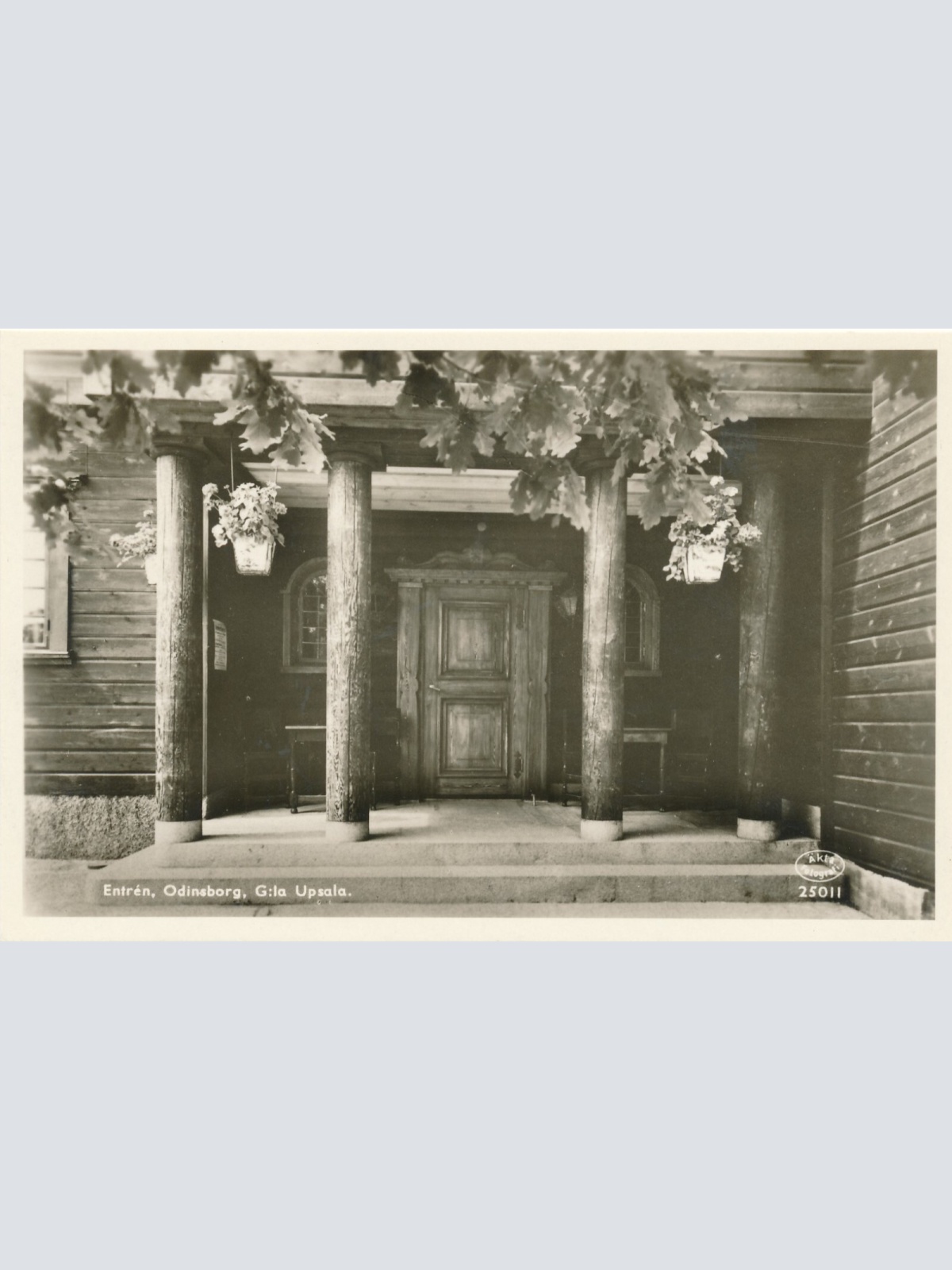 AK aus Uppsala Entren Odinsnorg Schweden Ansichtskarte (12562)