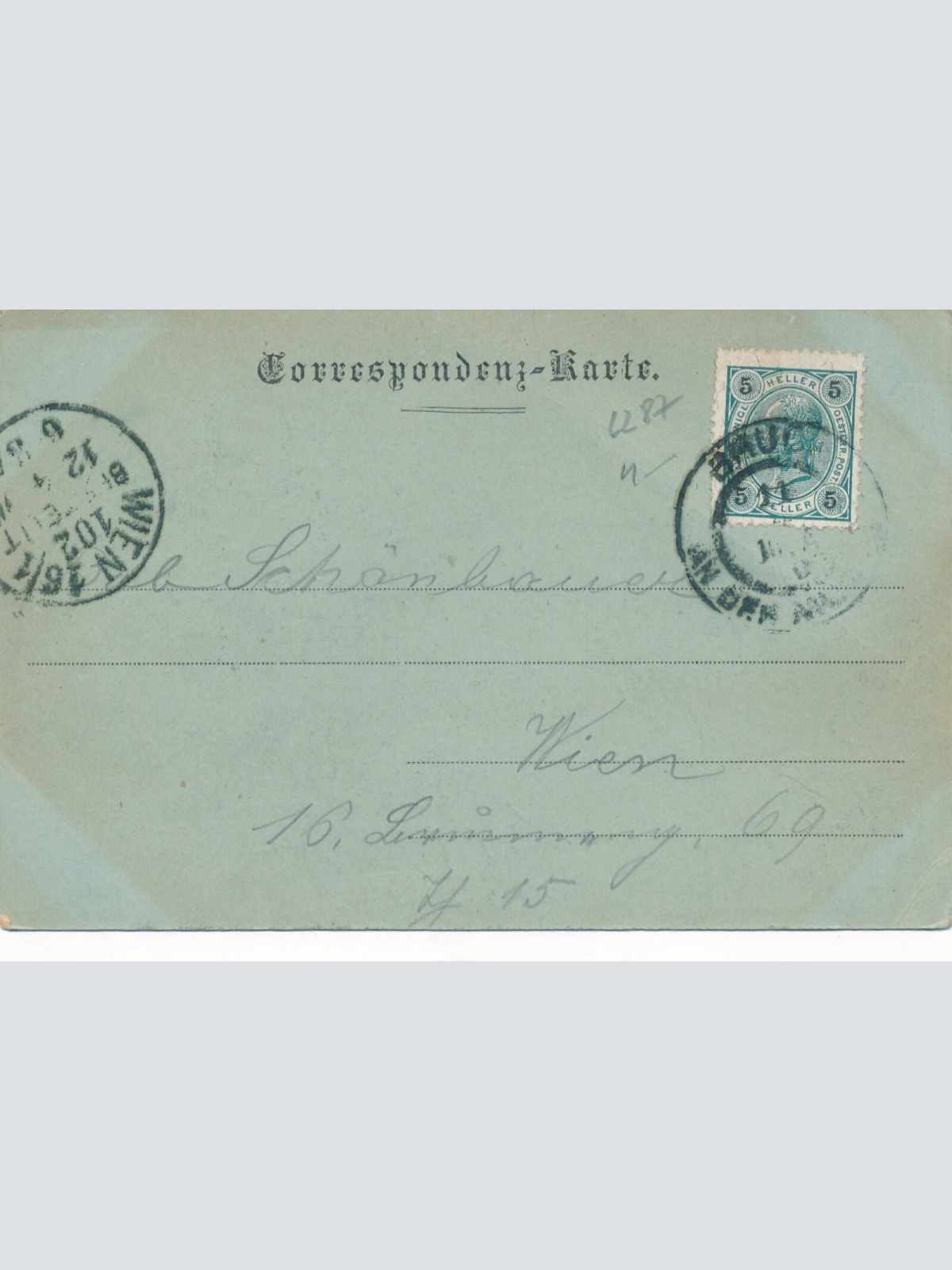 Mondschein - Karte aus Bruck an der Mur Steiermark Ansichtskarte (12591)