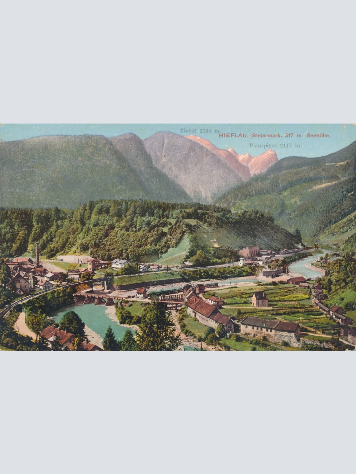 AK aus Hieflau Steiermark Ansichtskarte (12346)