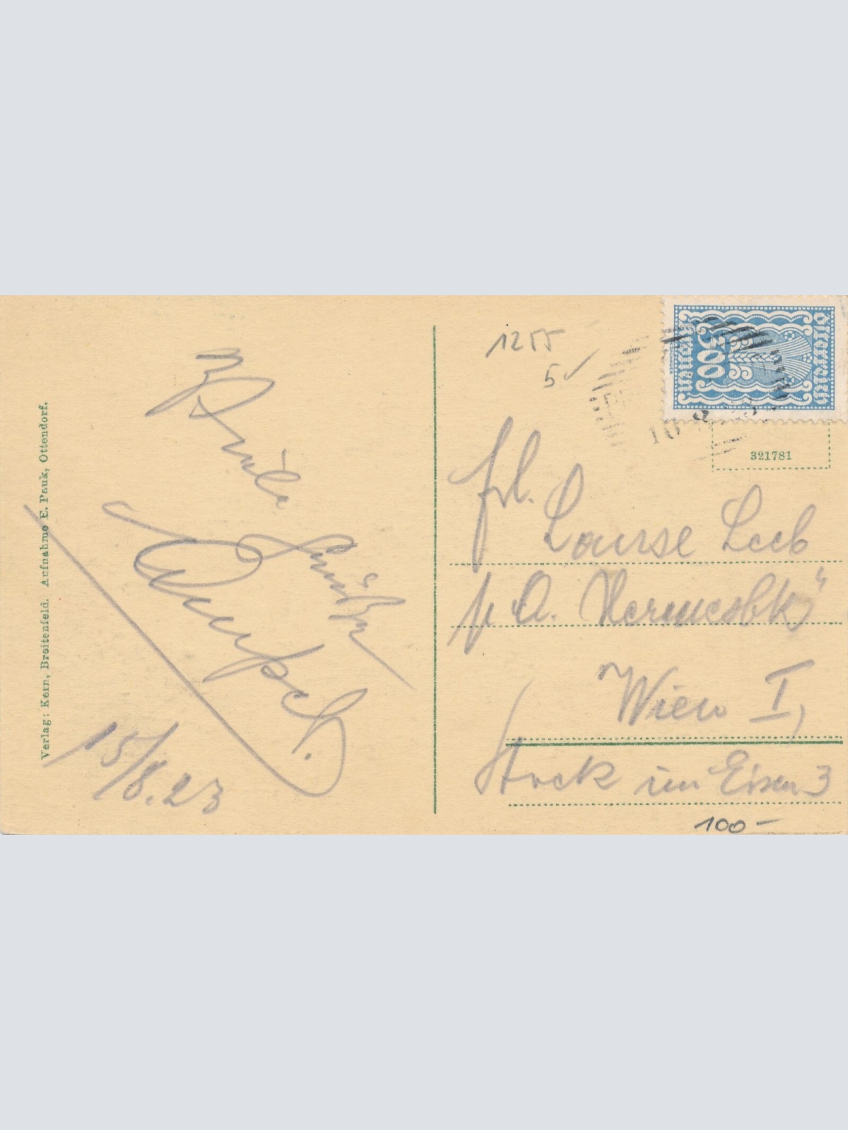 AK aus Breitenfeld Steiermark Ansichtskarte (12347)