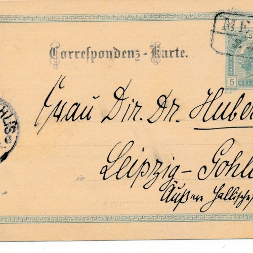 5 Heller - Ganzsachen - Karte 1903 aus Meran (12311)