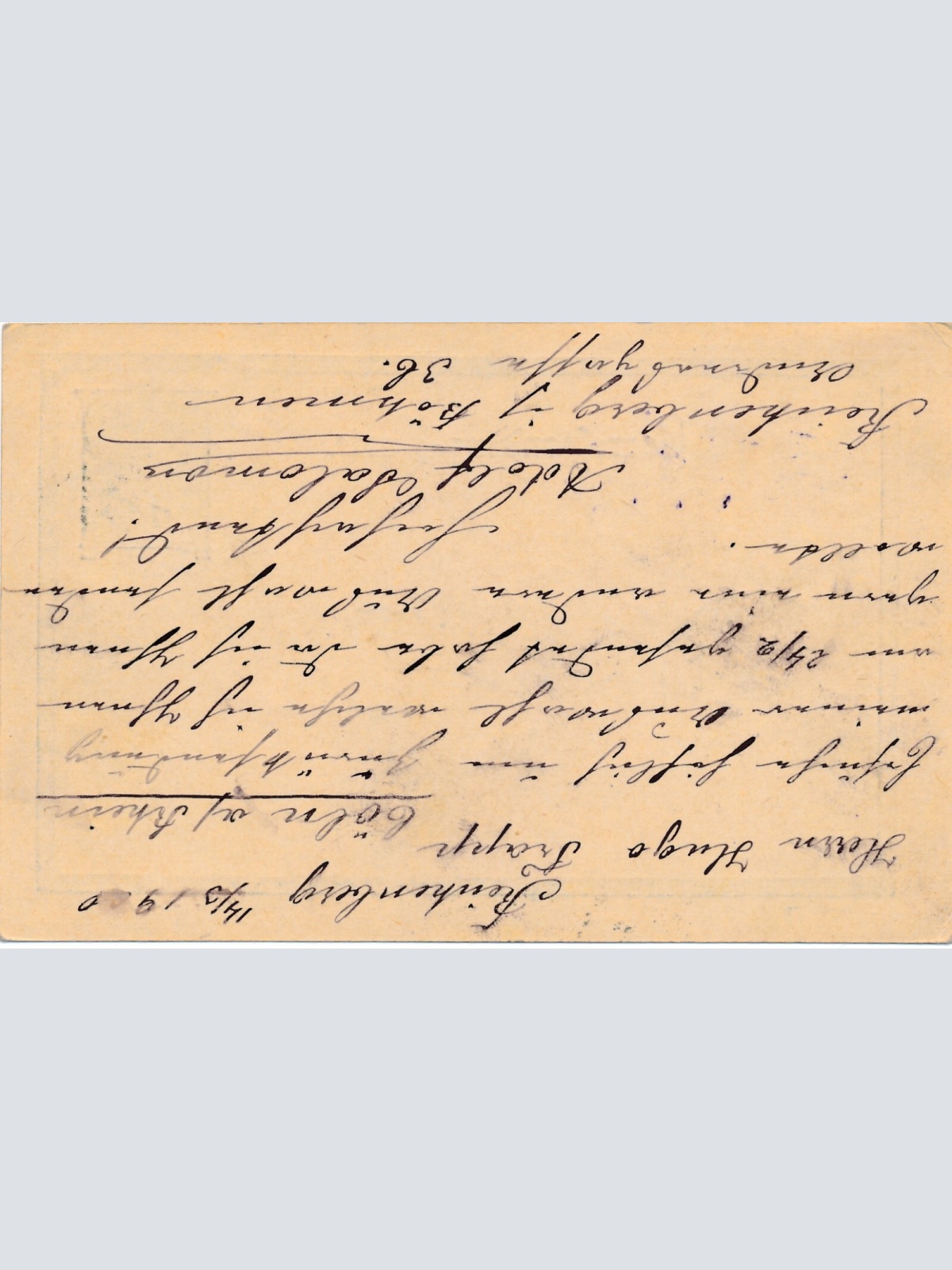 5 Heller - Ganzsachen - Karte 1900 aus Reichenberg (12312)