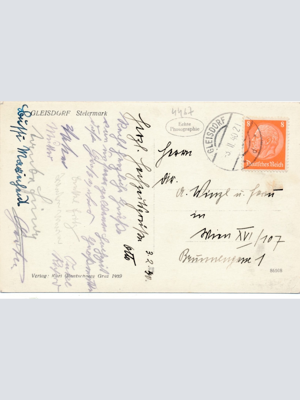 AK aus Gleisdorf Steiermark Ansichtskarte (12378)