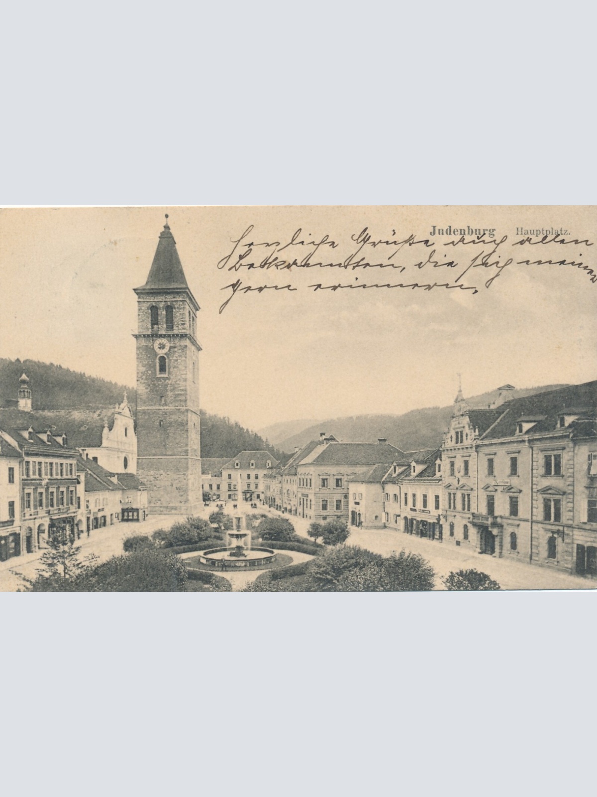 AK aus Judenburg Hauptplatz Steiermark Ansichtskarte (12386)