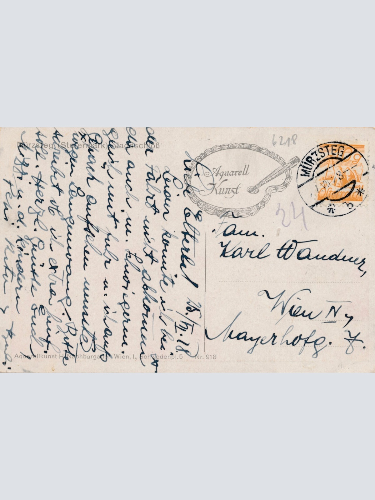 AK aus Mürzsteg Steiermark Ansichtskarte (12808)