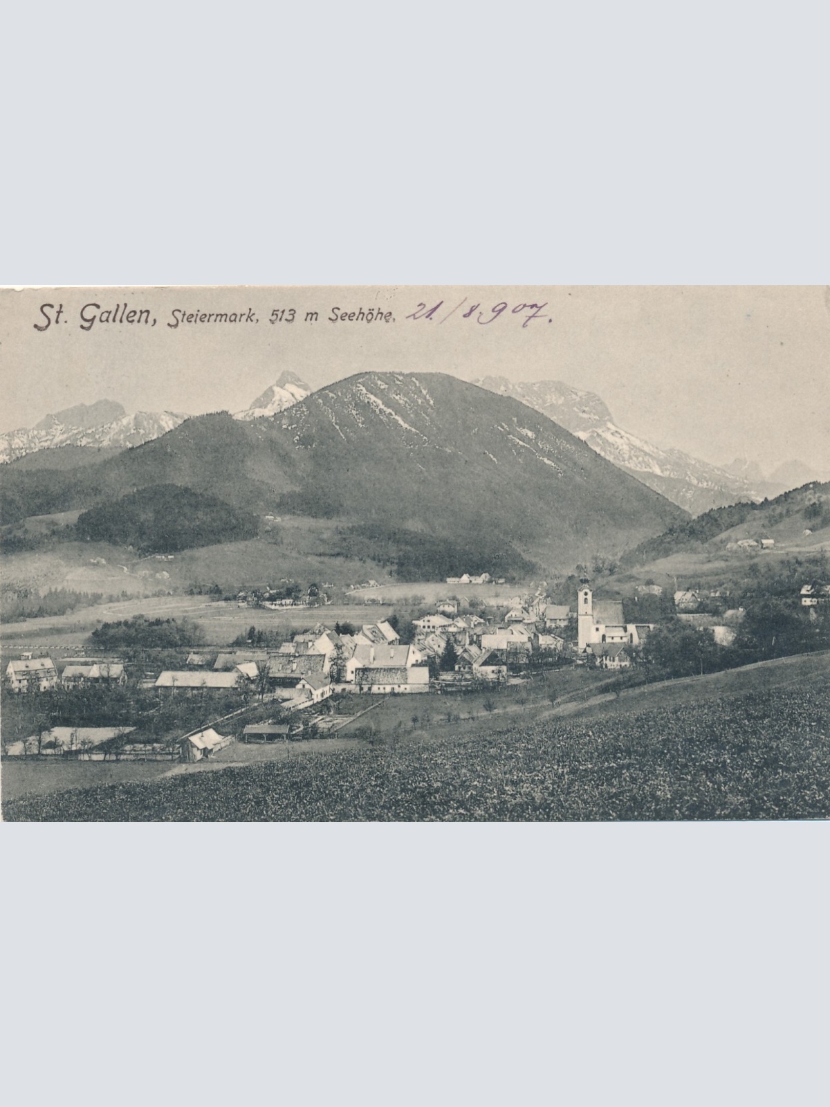 AK aus St. Gallen Steiermark Ansichtskarte (12812)