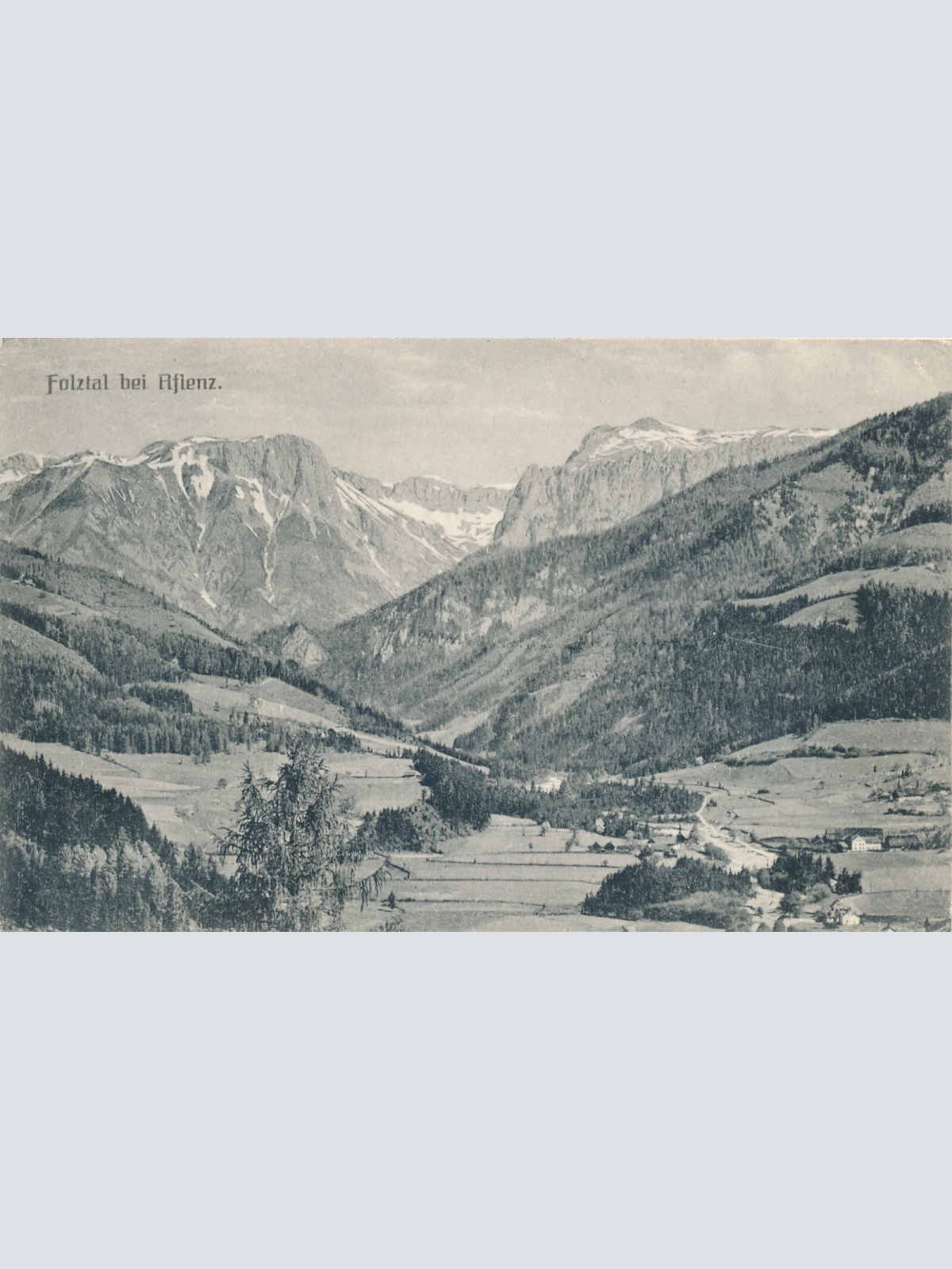 AK vom Folztal bei Aflenz Steiermark Ansichtskarte (12813)