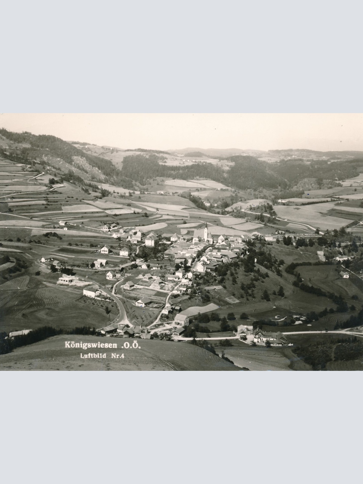 AK aus Königswiesen Luftbild Nr. 4 Oberösterreich Ansichtskarte (12872)