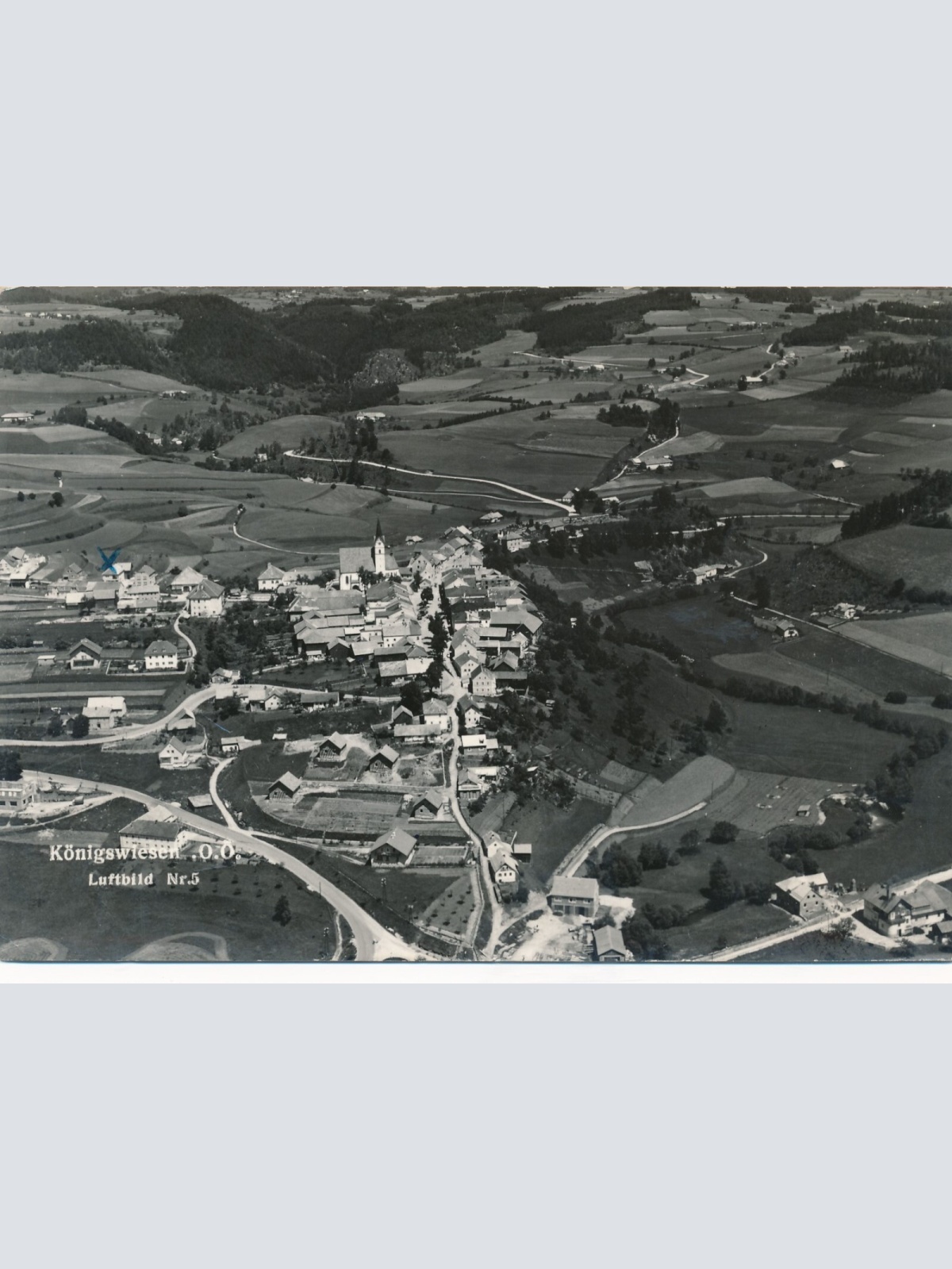 AK aus Königswiesen Luftbild Nr. 5 Oberösterreich Ansichtskarte (12873)