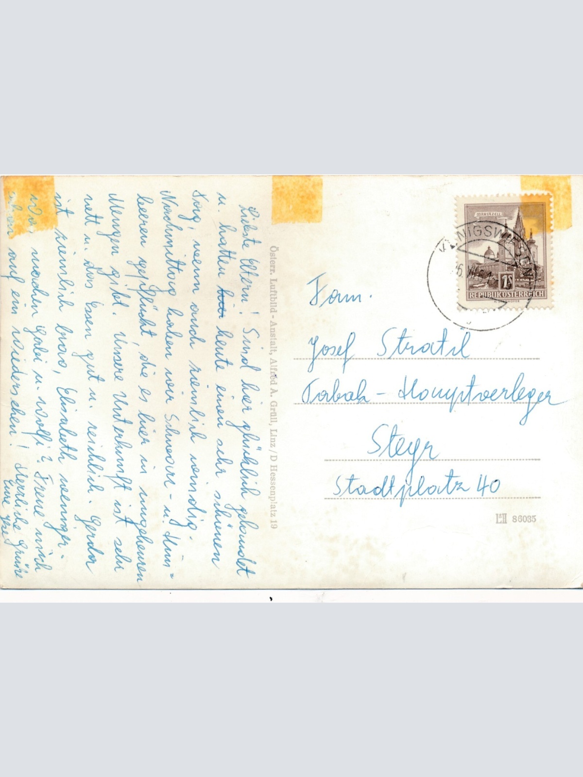 AK aus Königswiesen Luftbild Nr. 5 Oberösterreich Ansichtskarte (12873)