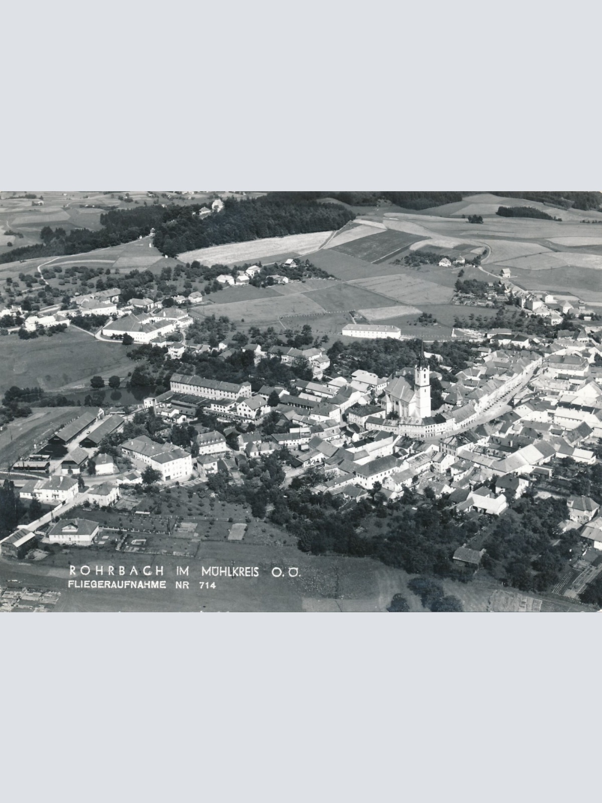 AK aus Rohrbach Fliegeraufnahme Nr. 714 Oberösterreich Ansichtskarte (12936)
