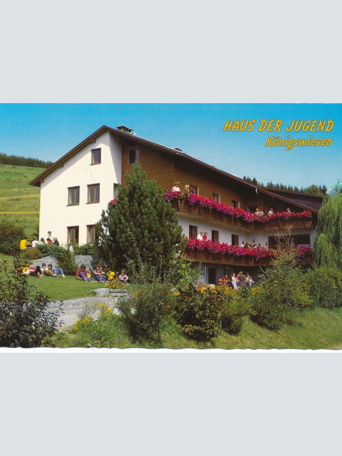 AK aus Königswiesen mit Haus der Jugend Oberösterreich Ansichtskarte (J343)