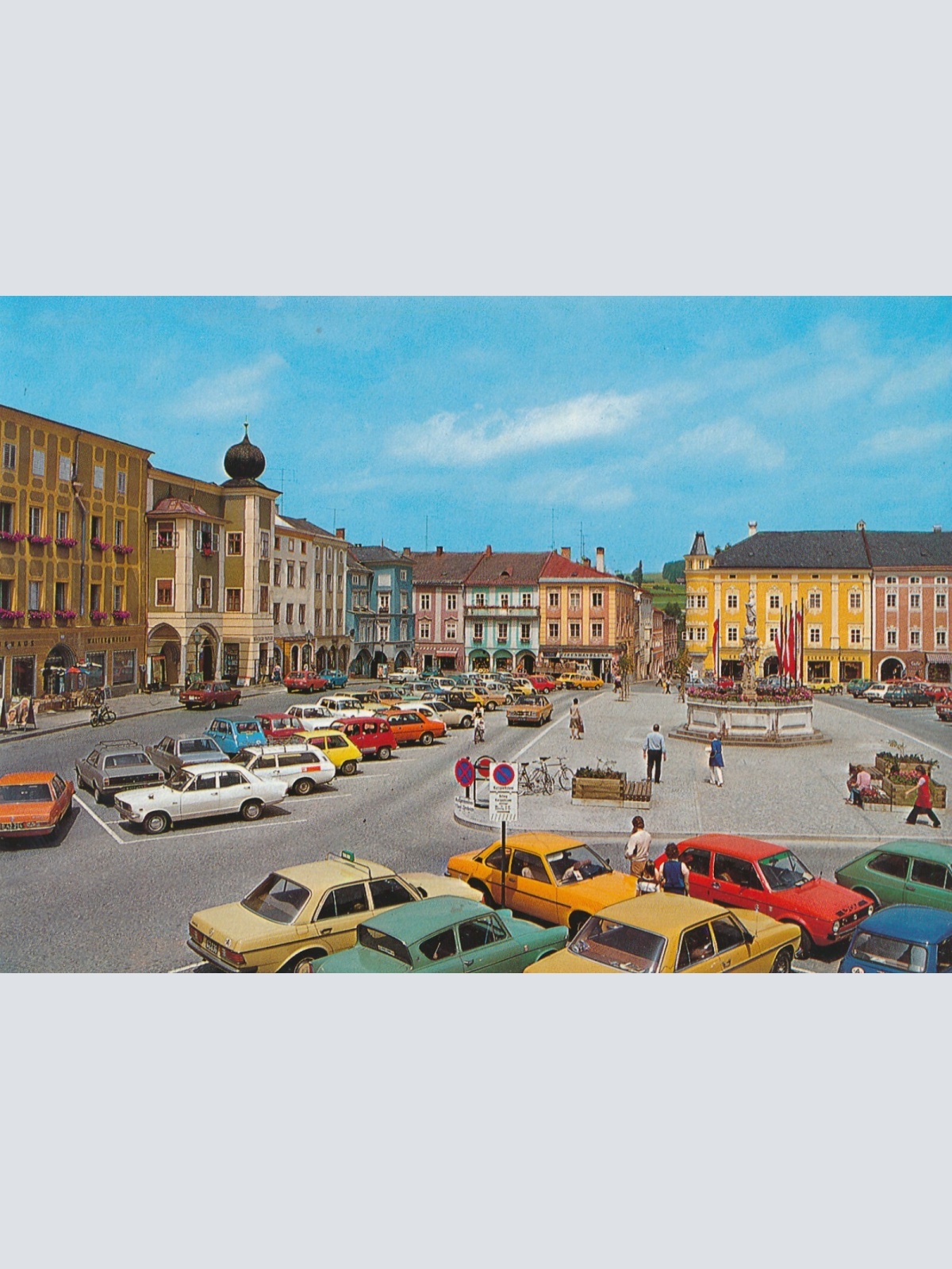 AK aus Freistadt mit Hauptplatz Oberösterreich Ansichtskarte (J358)