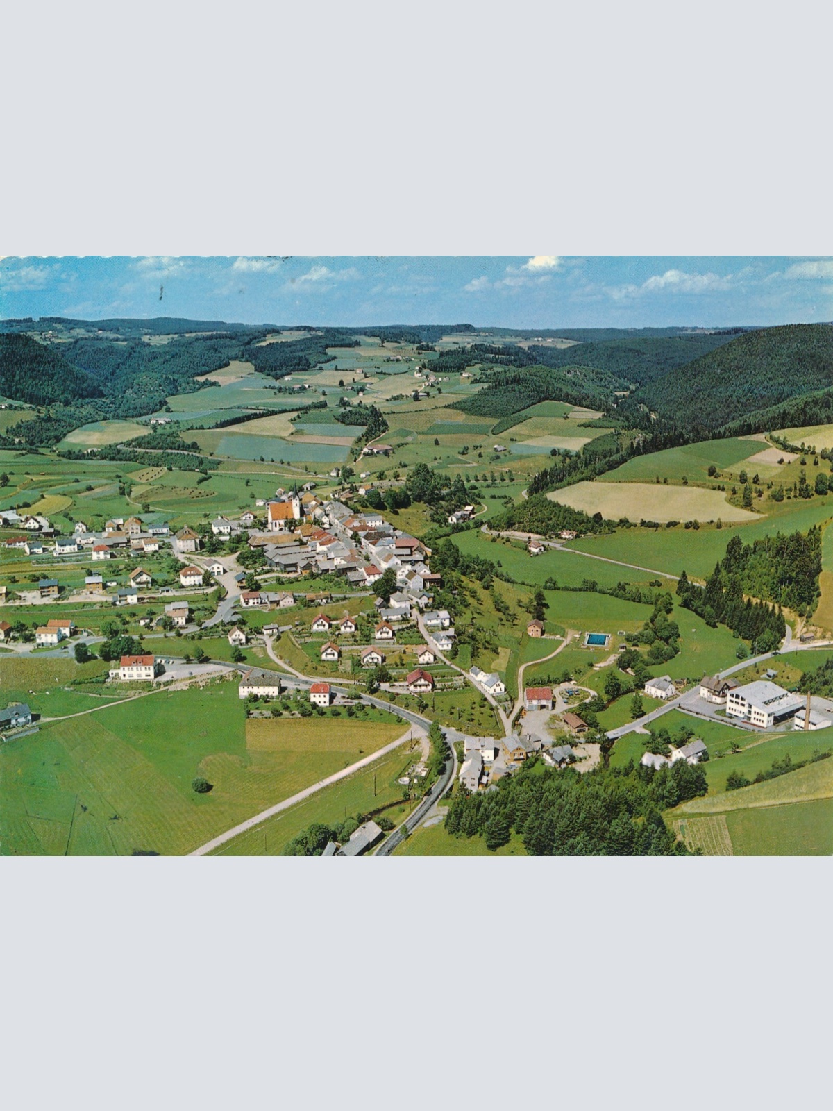 AK aus Königswiesen Oberösterreich Fliegerfoto Ansichtskarte (J346)