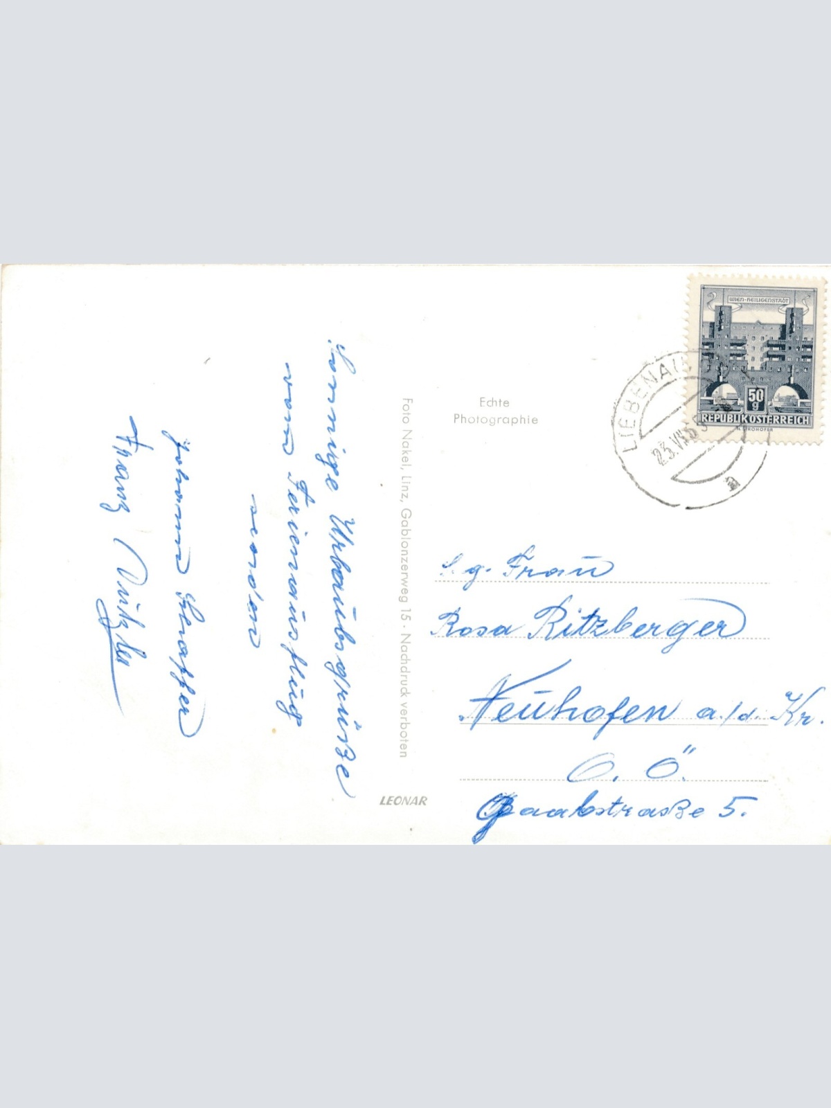 AK aus Liebenau Oberösterreich Ansichtskarte (12888)