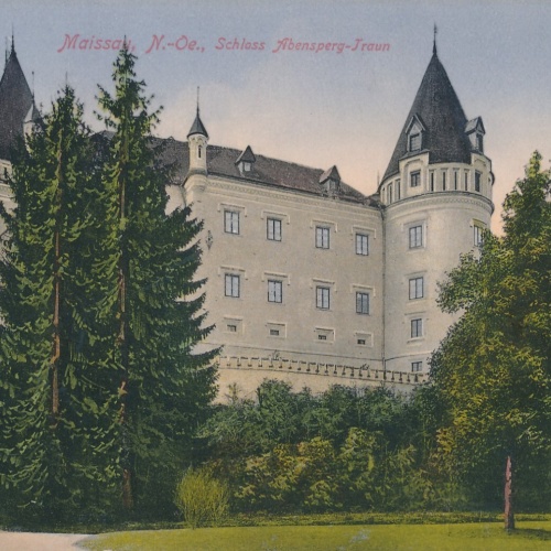 AK aus Maissau mit Schloss Abensperg Niederösterreich Ansichtskarte (12678)
