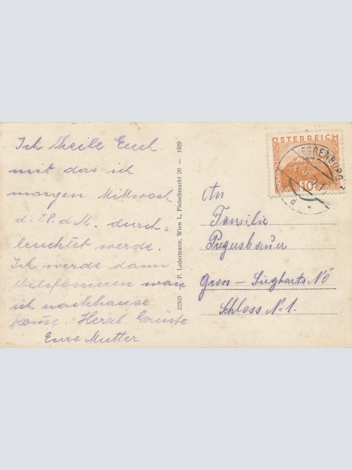 AK aus Eggenburg Niederösterreich Ansichtskarte (12682)