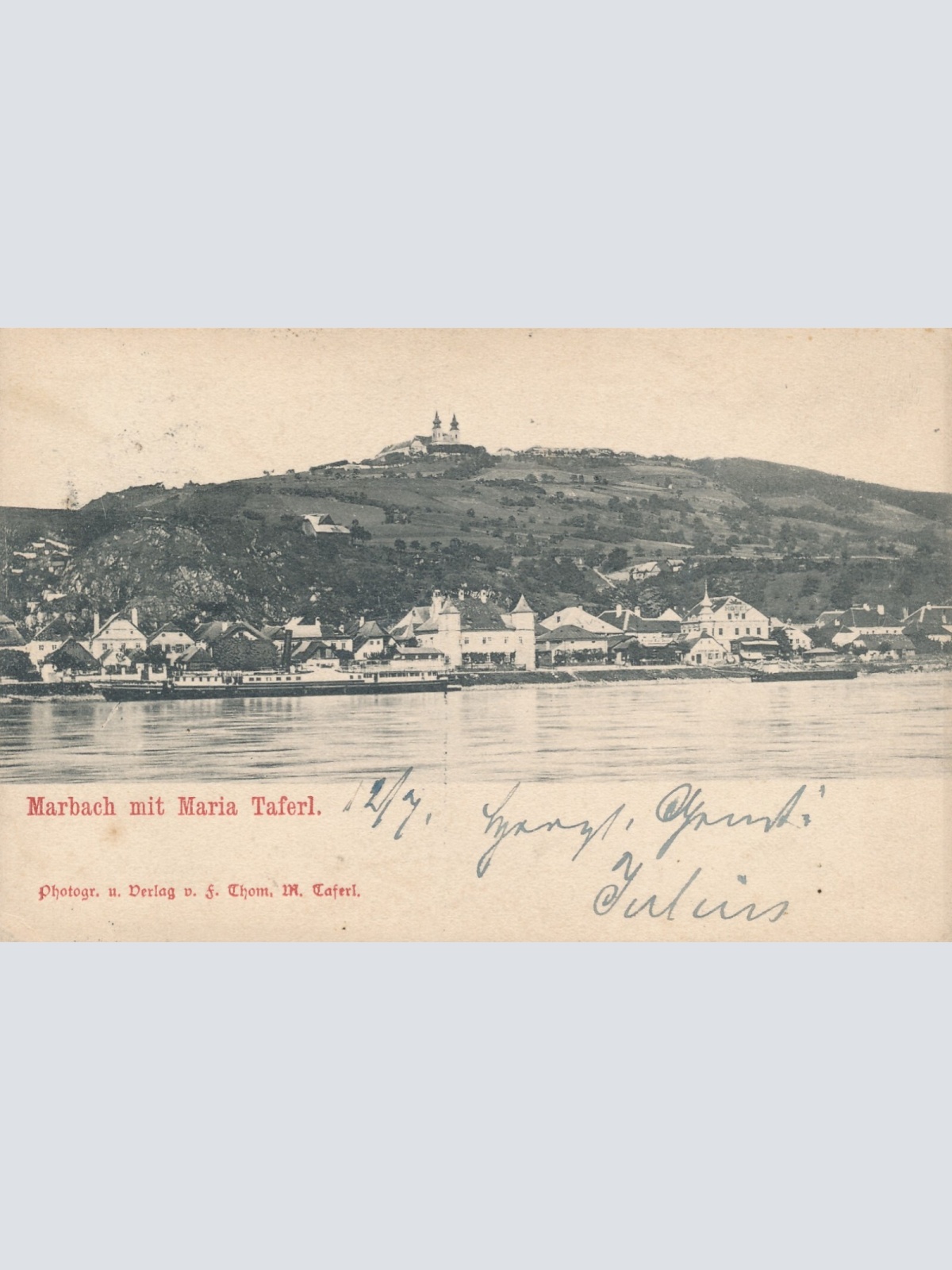AK aus Marbach mit Maria Taferl Niederösterreich Ansichtskarte (12676)