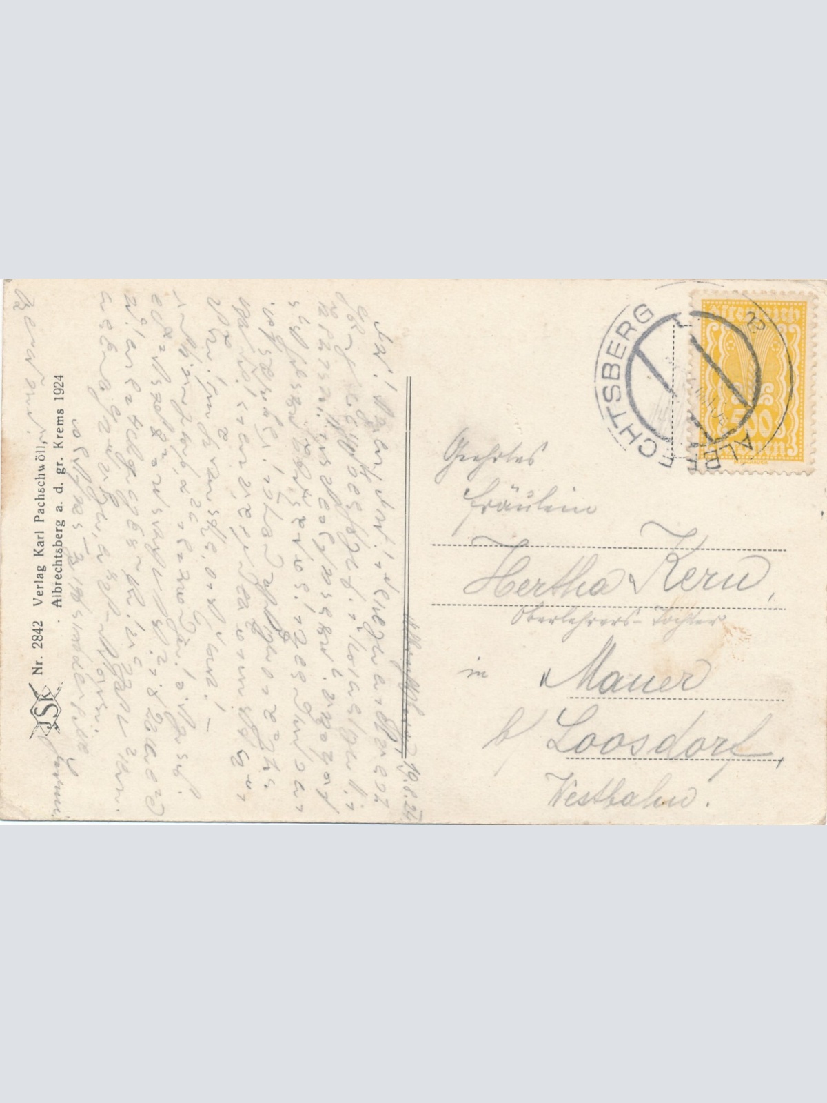 AK aus Albrechtsberg Niederösterreich Ansichtskarte (12712)