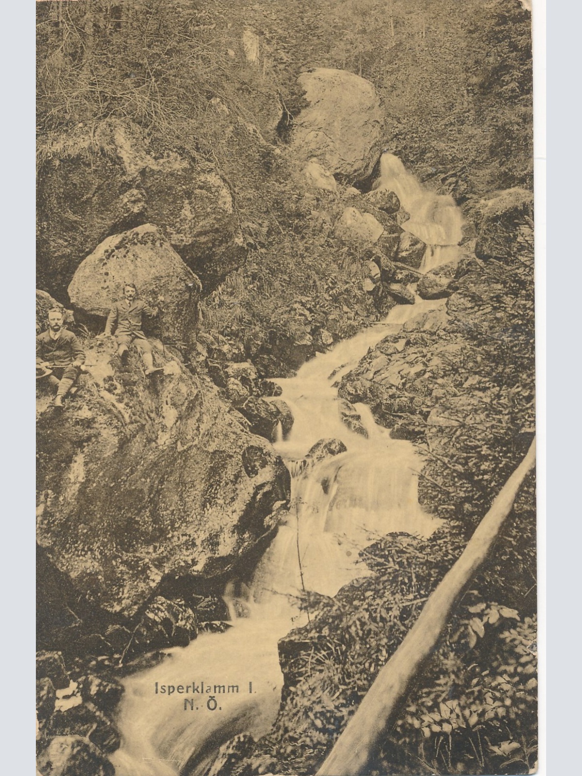 AK von der Isperklamm Niederösterreich Ansichtskarte (12697)