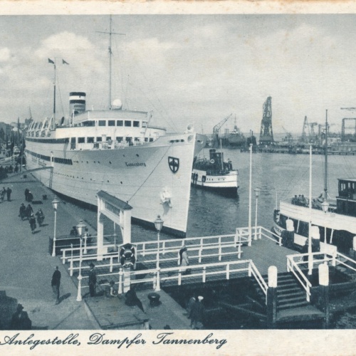 AK vom Dampfer Tannenberg in Kiel Ansichtskarte (12720)