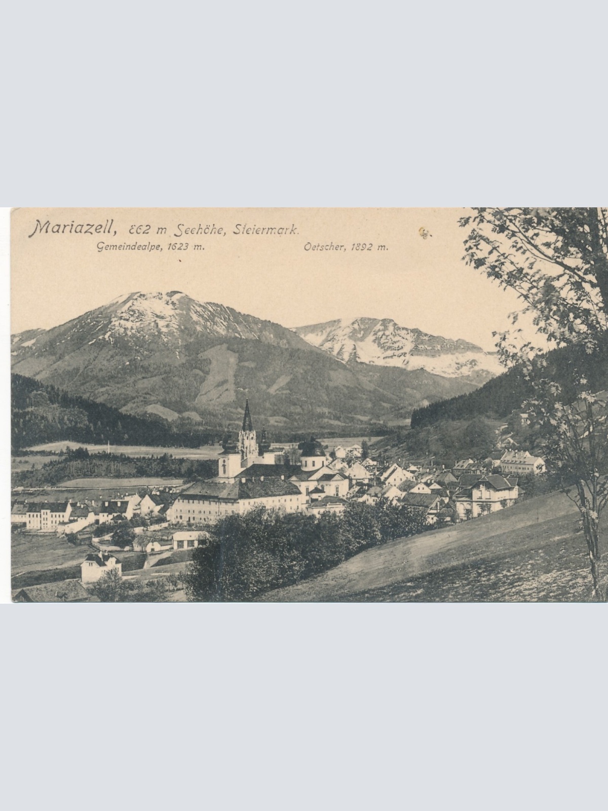 AK Mariazell Gemeindealpe Steiermark Ansichtskarte (12800)