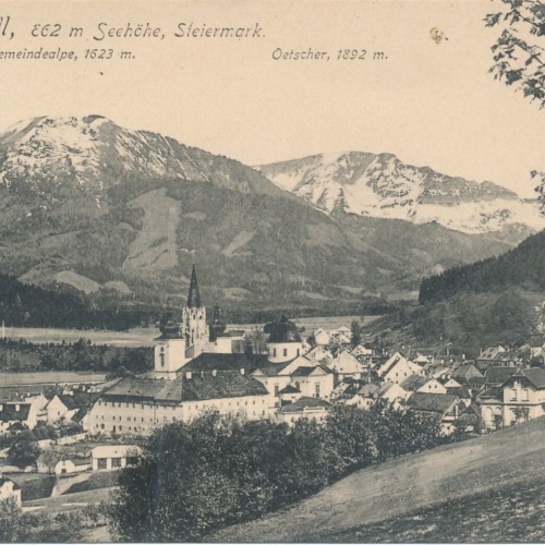 AK Mariazell Gemeindealpe Steiermark Ansichtskarte (12800)