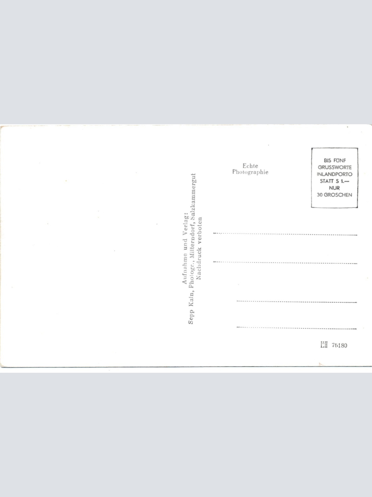 AK aus Altaussee Steiermark Ansichtskarte (12790)