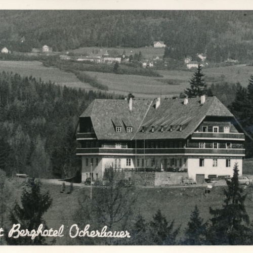 AK vom Berghotel Oscherbauer Steiermark Ansichtskarte (13113)