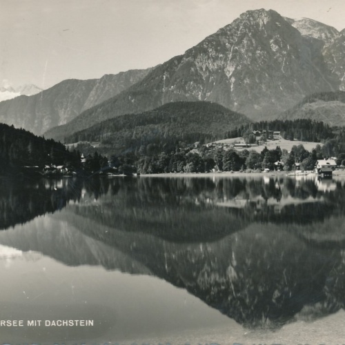 AK vom Altausseersee mit Dachstein Steiermark Ansichtskarte (13136)