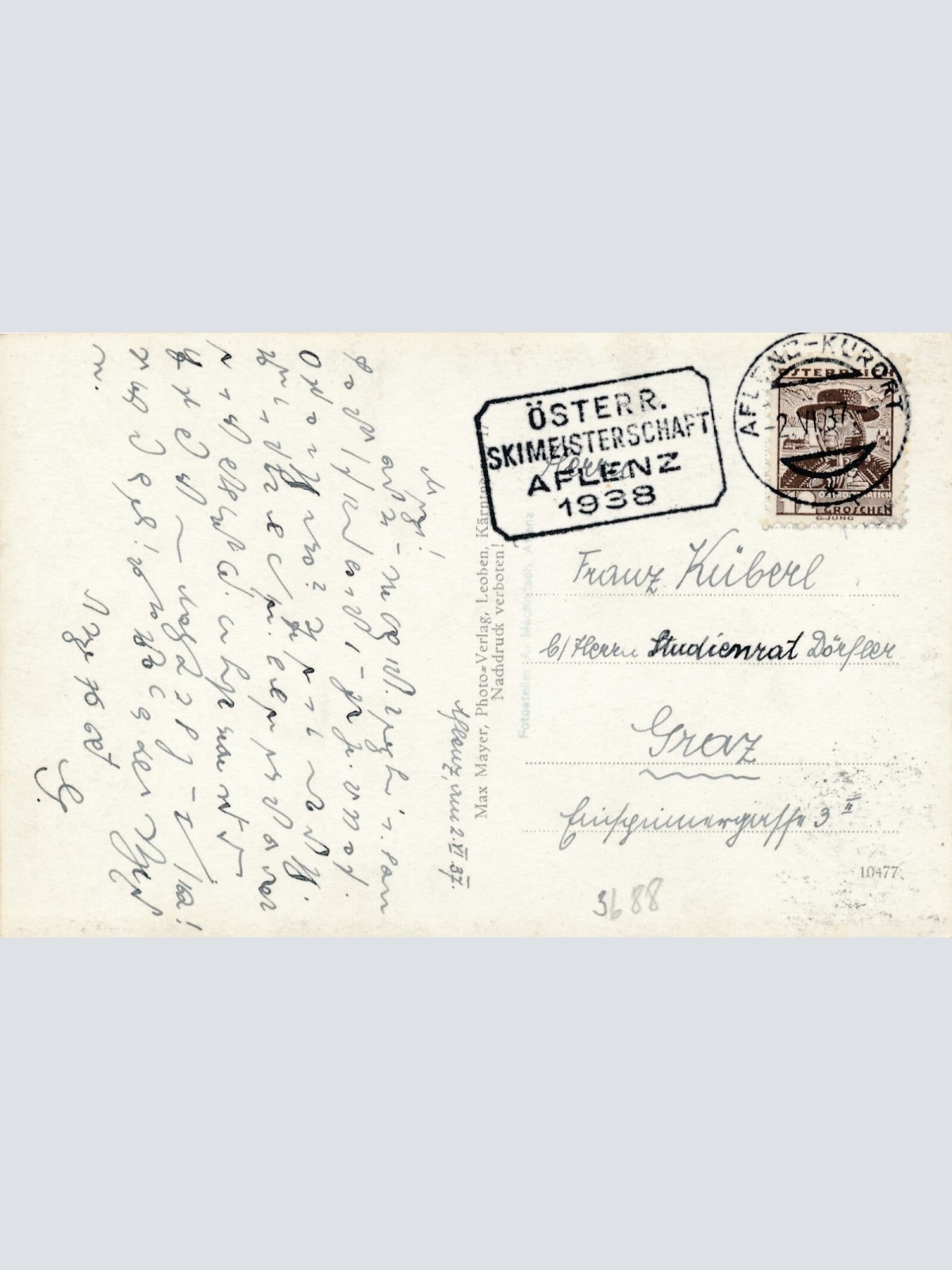 AK Schwabenbartel Fölz Steiermark Ansichtskarte (13116)