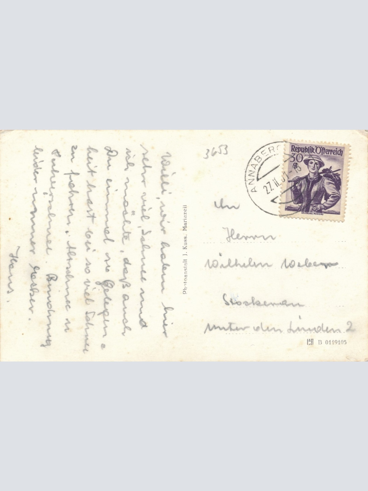 AK aus Annaberg mit Wintersportplatz Steiermark Ansichtskarte (13120)