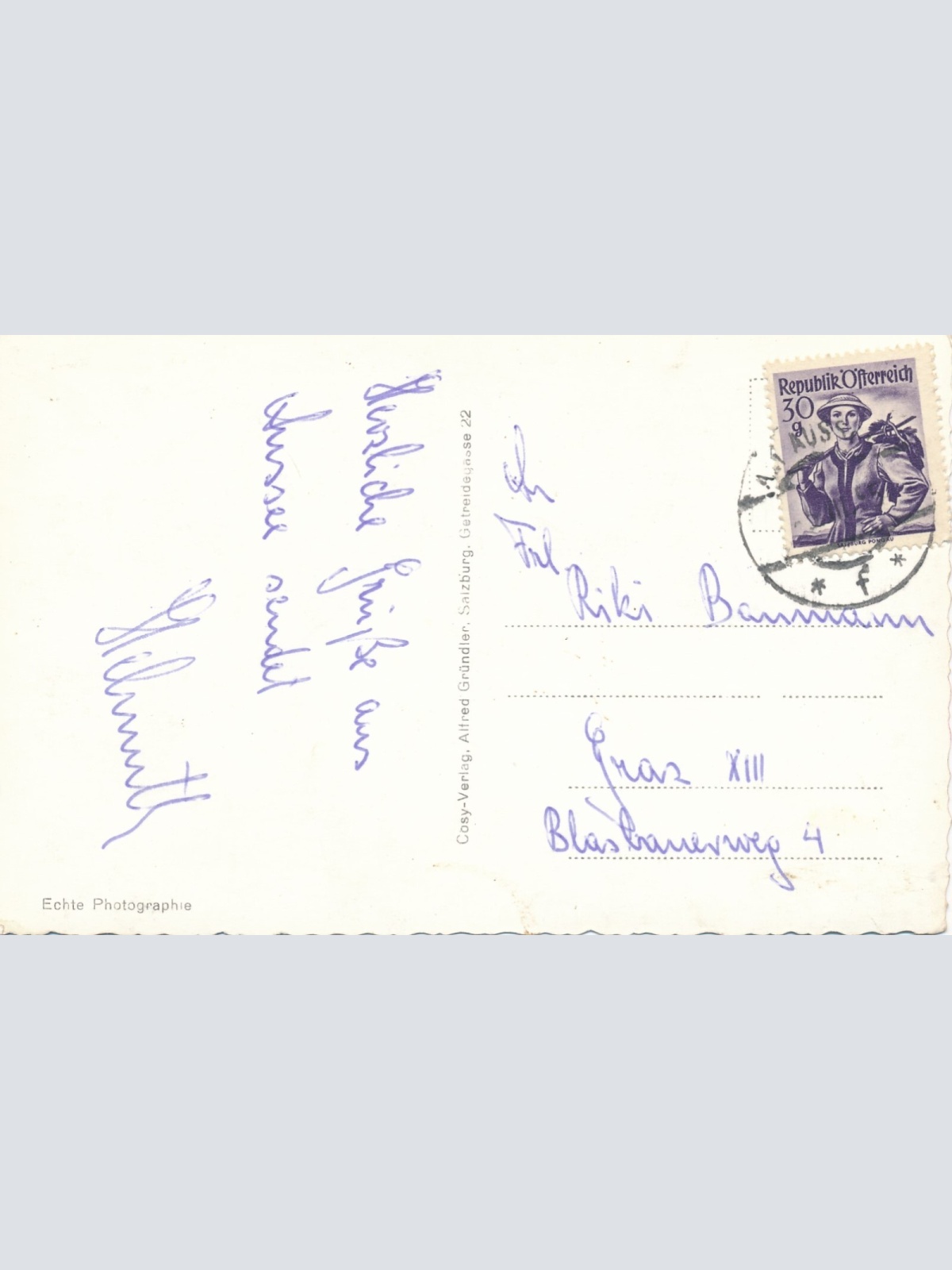 AK aus Alt Aussee im Winter Steiermark Ansichtskarte (13139)