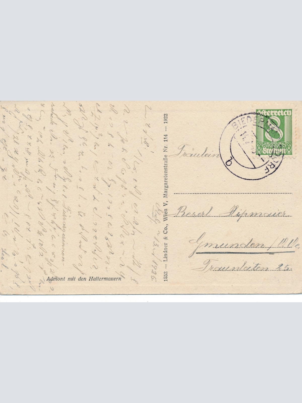 AK aus Admont Hans Wiedl Steiermark Ansichtskarte (13156)