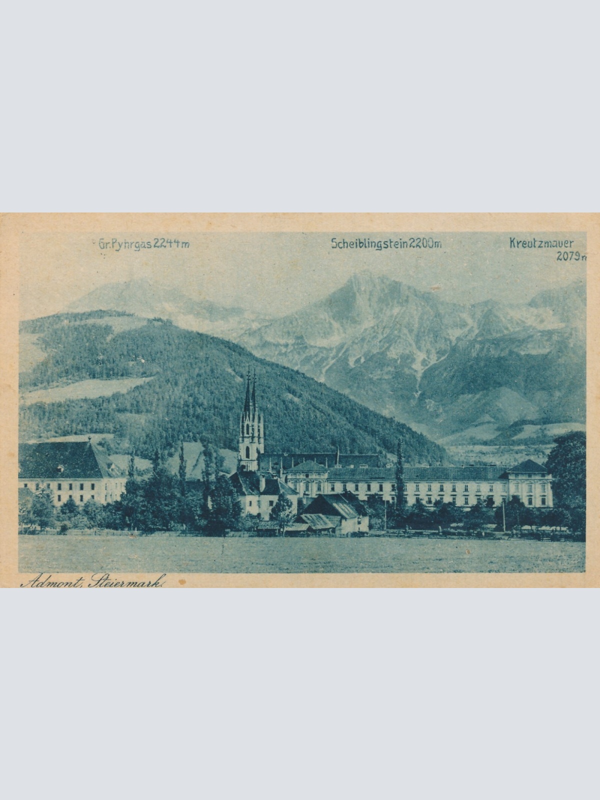 AK aus Admont mit Scheiblingstein Steiermark Ansichtskarte (13160)