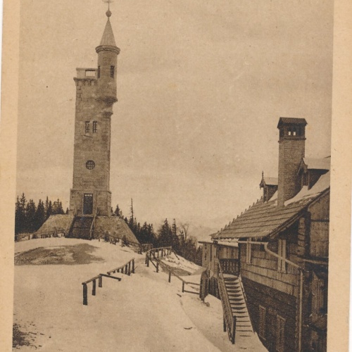 AK gruss von der Bürgeralpe Steiermark Ansichtskarte (13154)