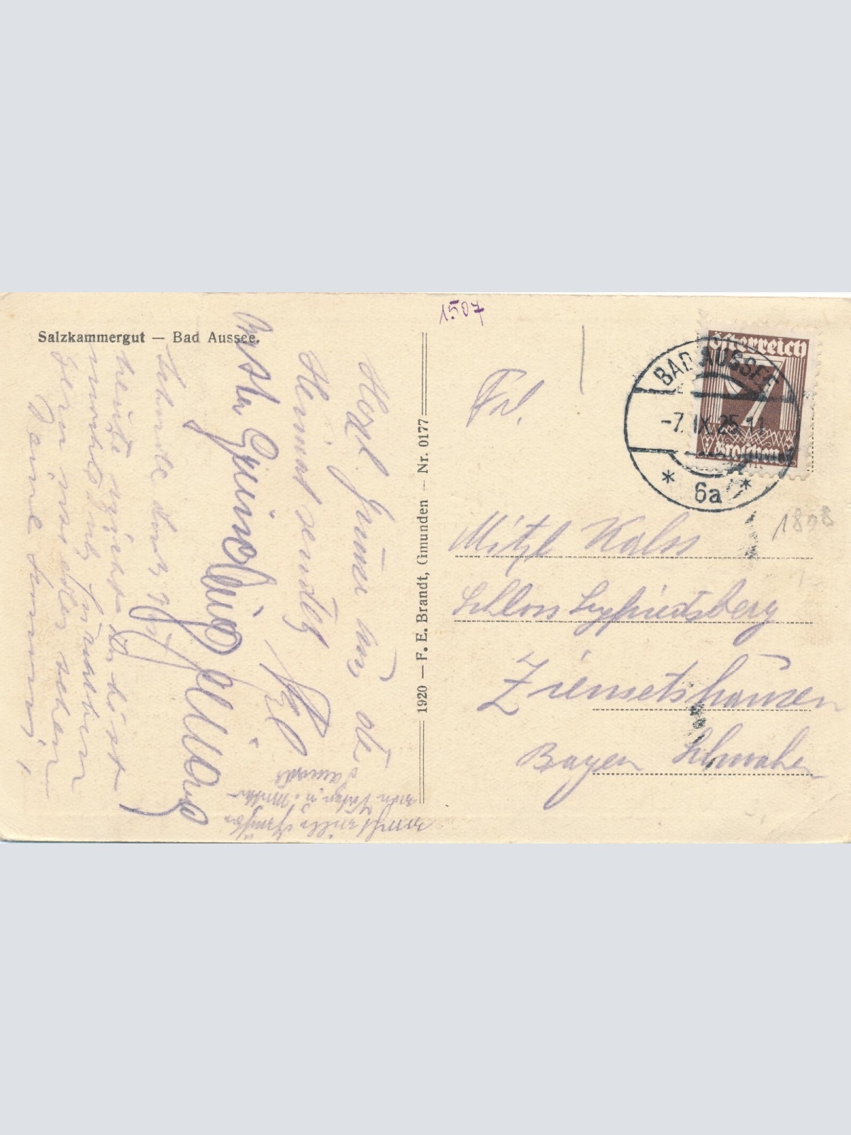 AK aus Bad Aussee Steiermark Ansichtskarte (13153)