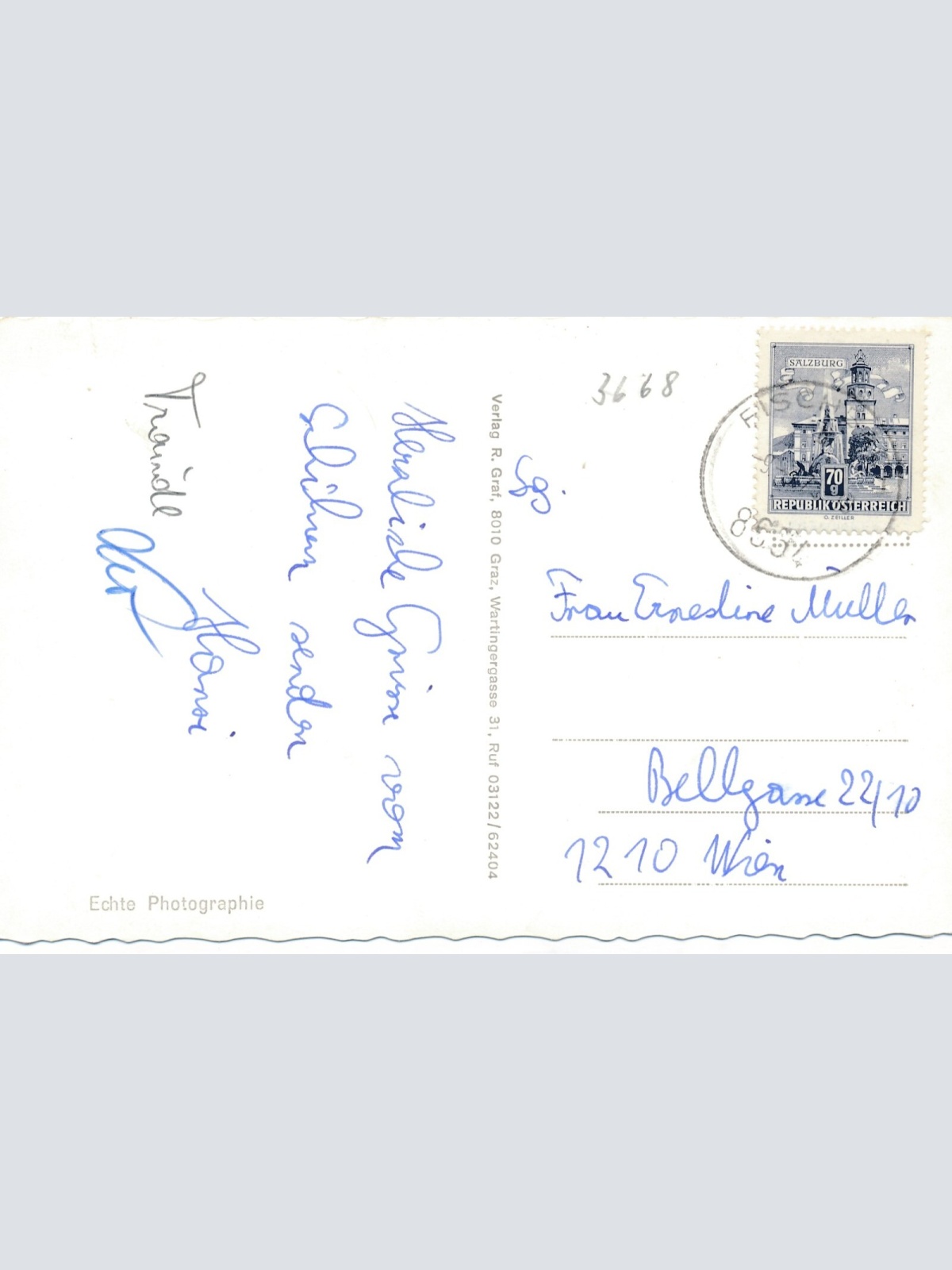 AK aus Teufelsstein mit Skie Steiermark Ansichtskarte (12773)