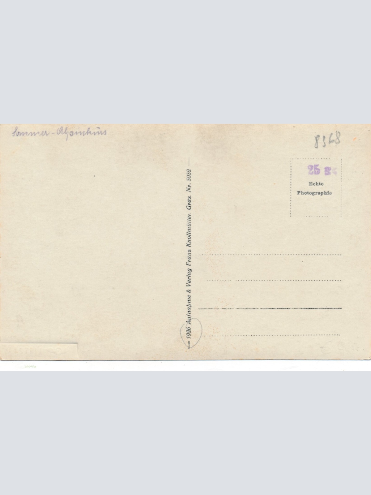 AK aus Hieflau Steiermark Ansichtskarte (13070)