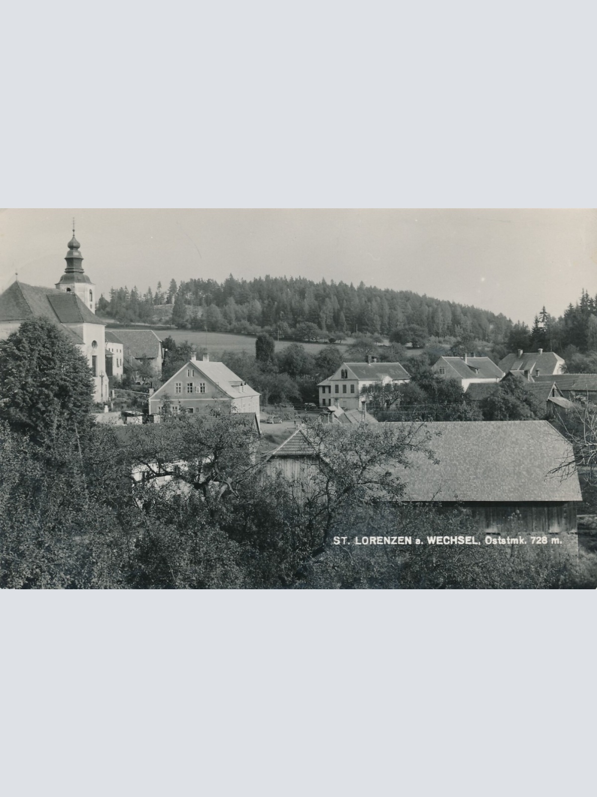 AK aus St. Lorenzen am Wechsel Steiermark Ansichtskarte (12769)