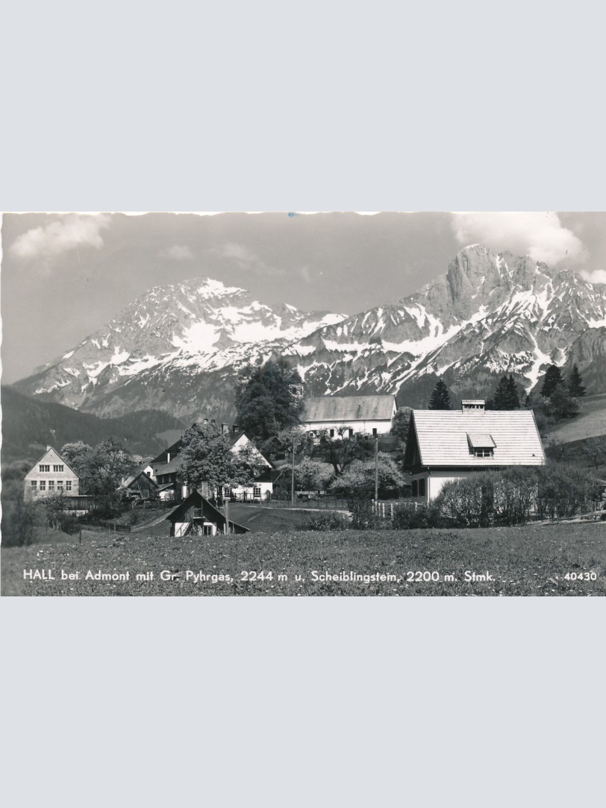 AK aus Hall bei Admont Steiermark Ansichtskarte (13076)