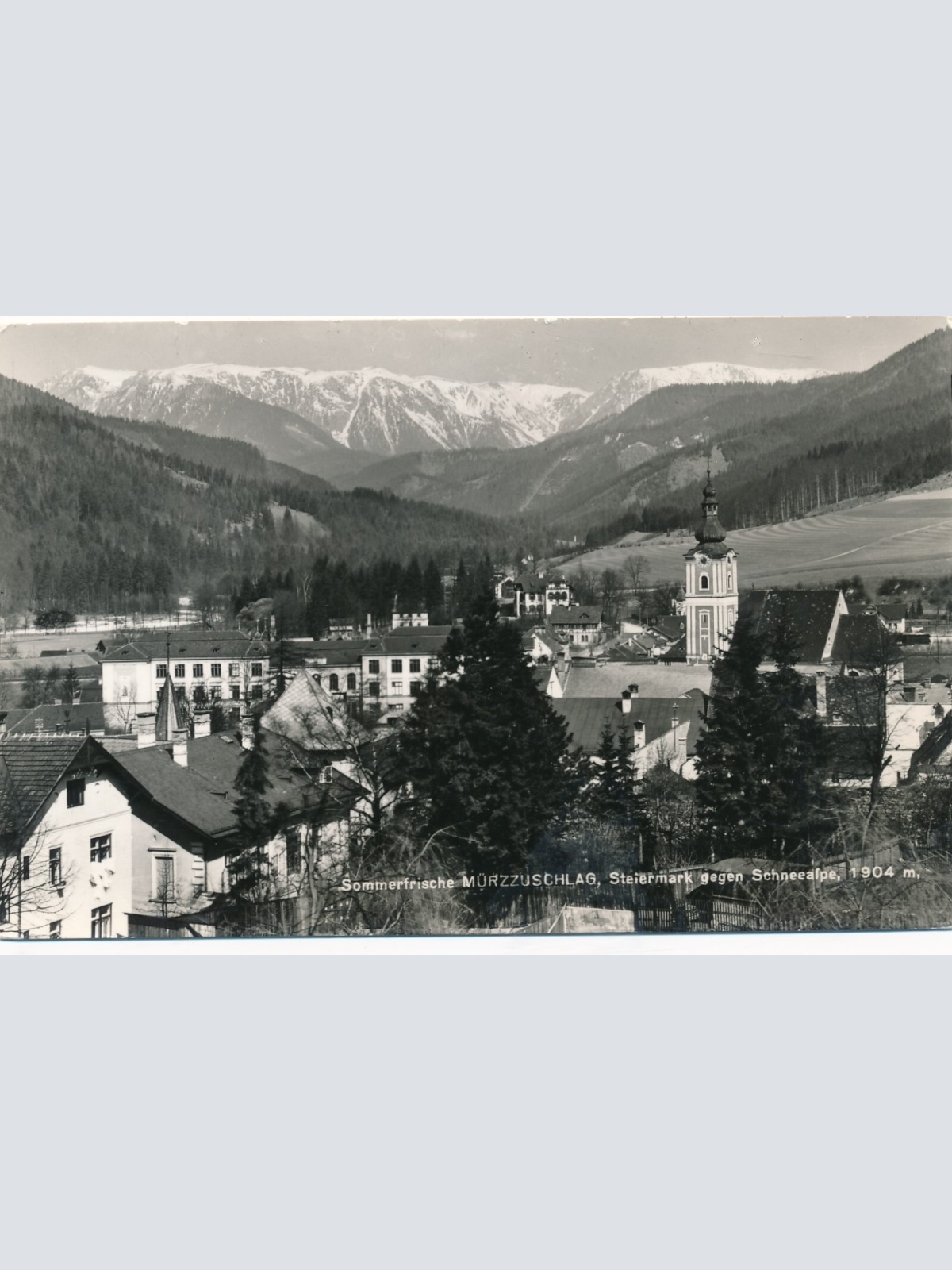 AK aus Mürzzuschlag Steiermark Ansichtskarte (13079)