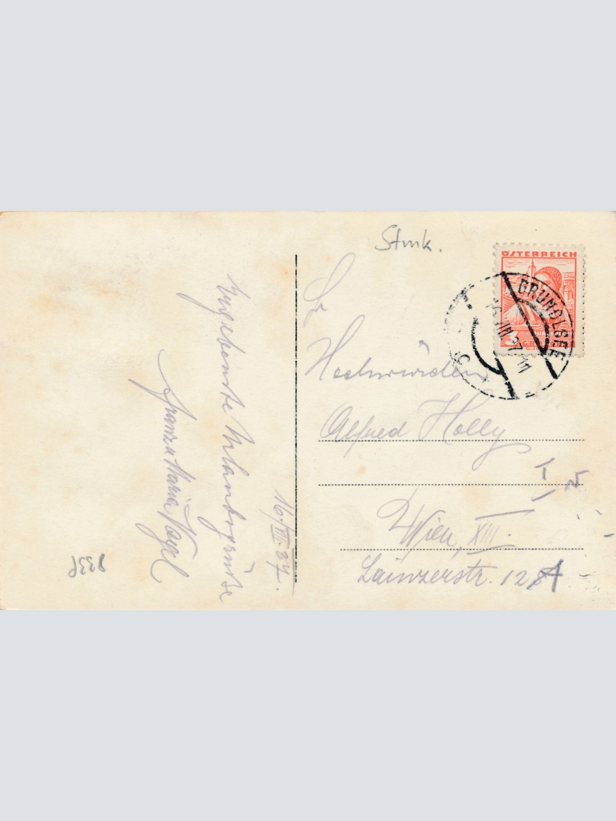 AK vom Grundlsee Steiermark Ansichtskarte (13094)