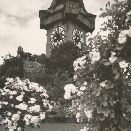 AK aus Graz Schlossberg und Uhrenturm Steiermark Ansichtskarte (13089)