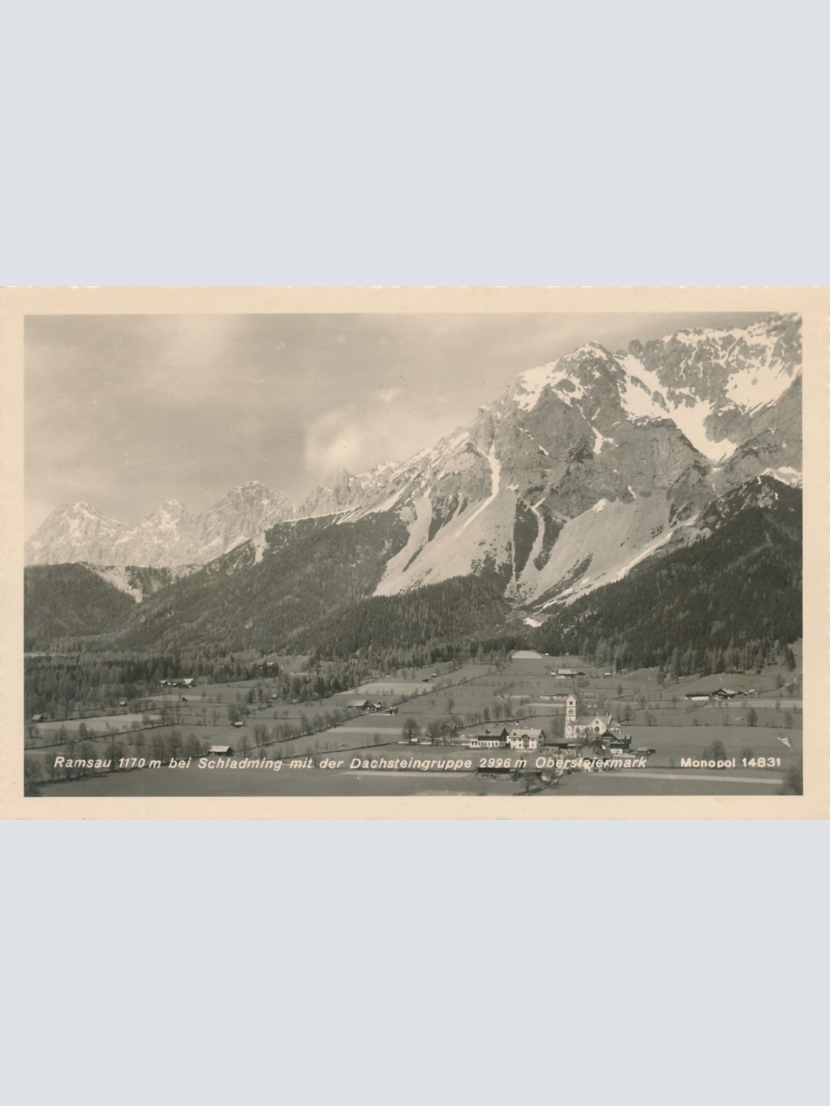 AK aus der Ramsau bei Schladming Steiermark Ansichtskarte (13196)