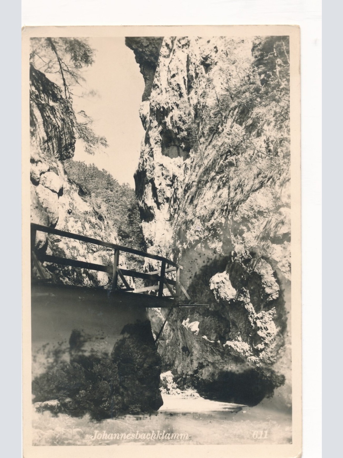 AK von der Johannesklamm Steiermark Ansichtskarte (13198)